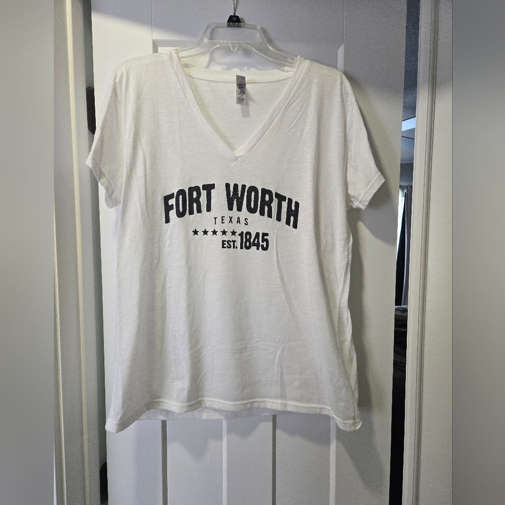 White FORT WORTH Tshirt